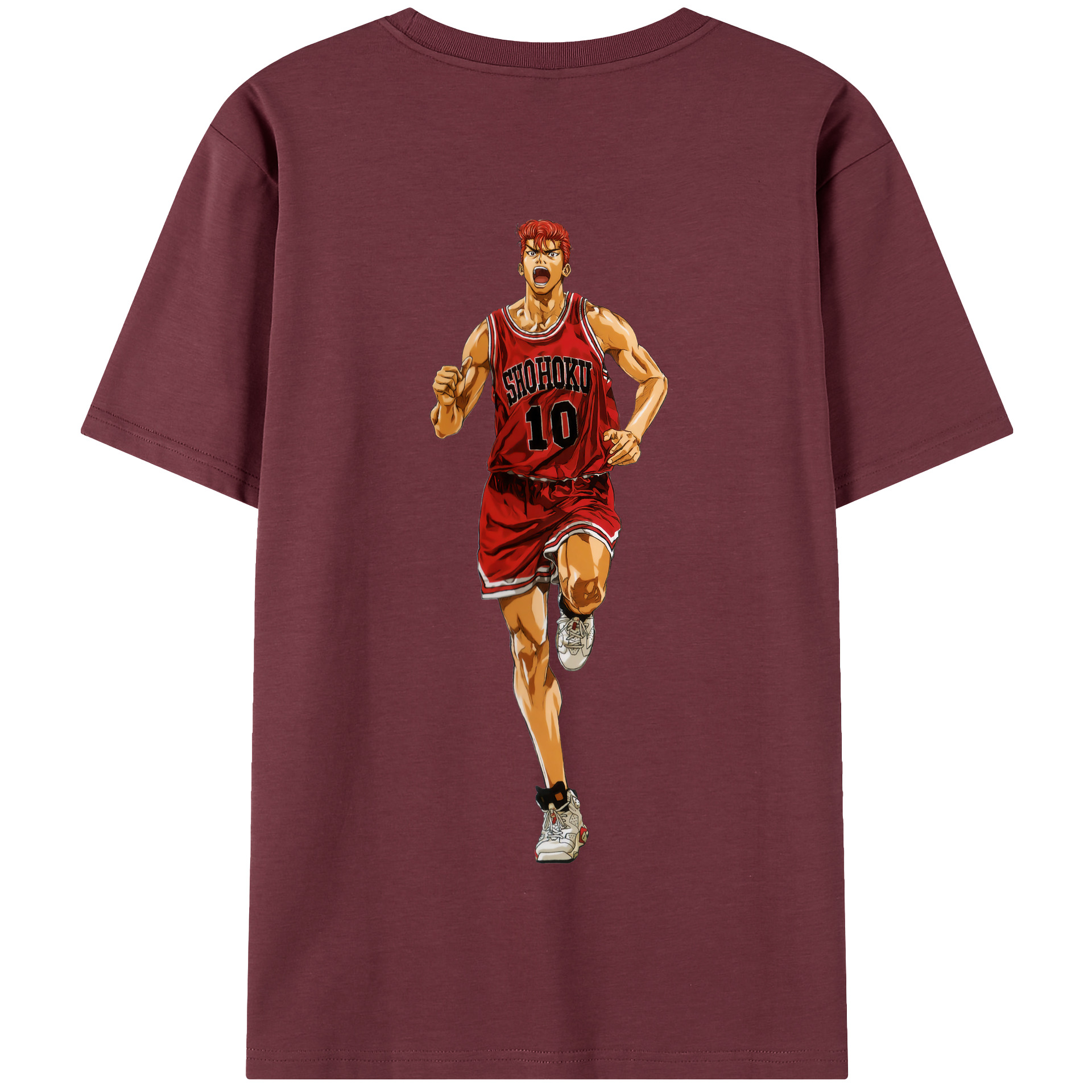 SLAM DUNK／スラムダンク 綿100％半袖Tシャツ（背面プリント）
